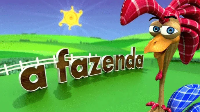 Logo do reality show A Fazenda, da Record
