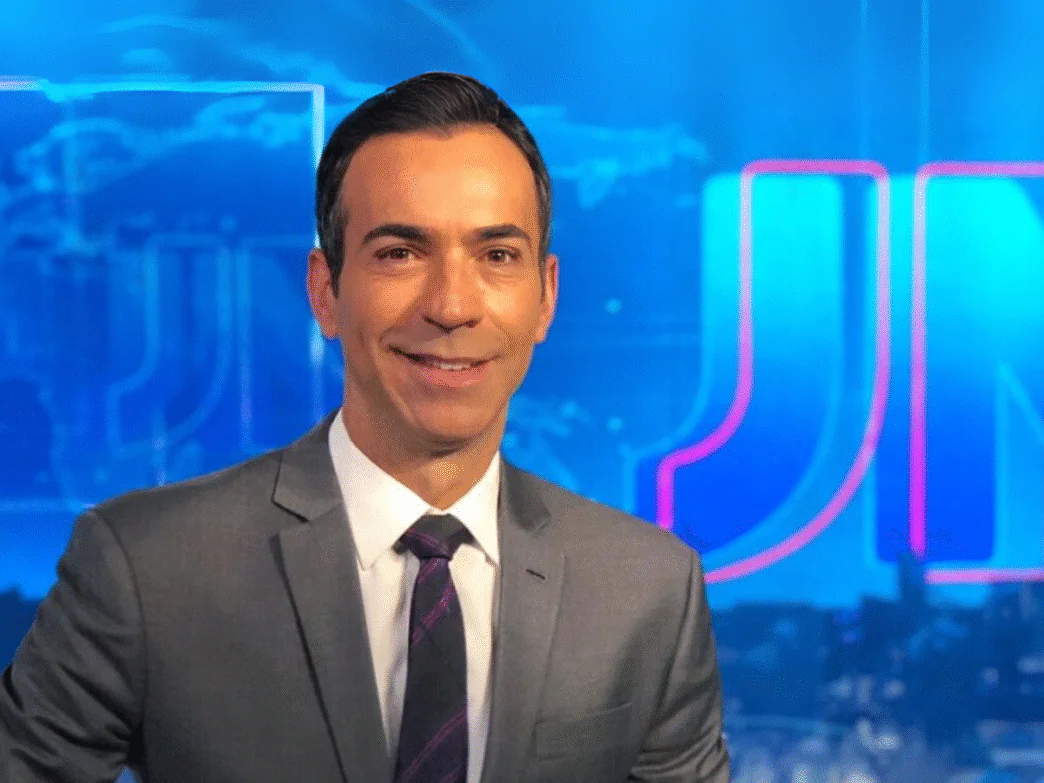 Jornalista César Tralli, da Globo