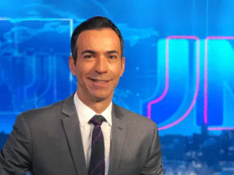 Jornalista César Tralli, da Globo