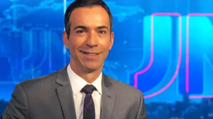 Jornalista César Tralli, da Globo