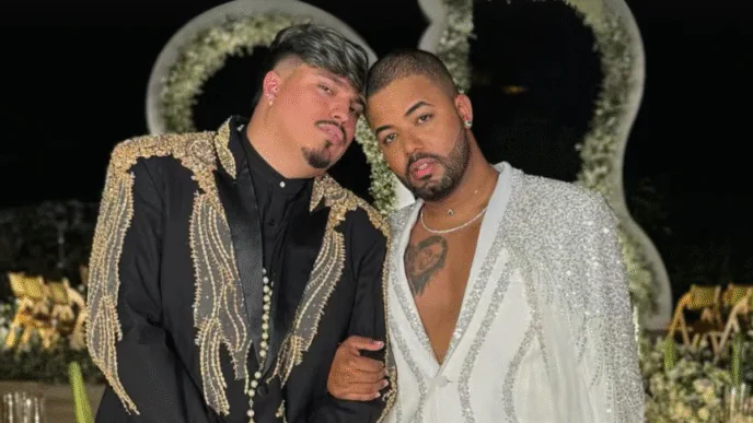 Hytalo Santos e o marido Israel Vicente, o Euro - Foto: Reprodução/ Instagram