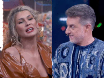Apresentadores Lívia Andrade e Luciano Huck