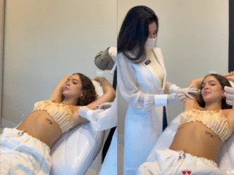 Atriz Mel Maia coloca botox nas axilas