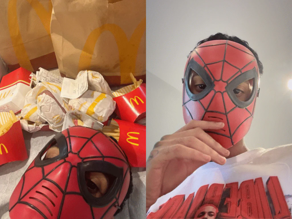 Oruam come MC Donalds em sua primeira noite em liberdade