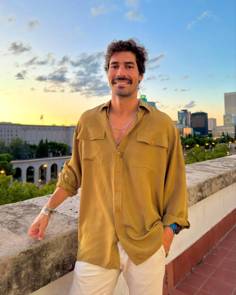 Modelo e influenciador espanhol Pablo García