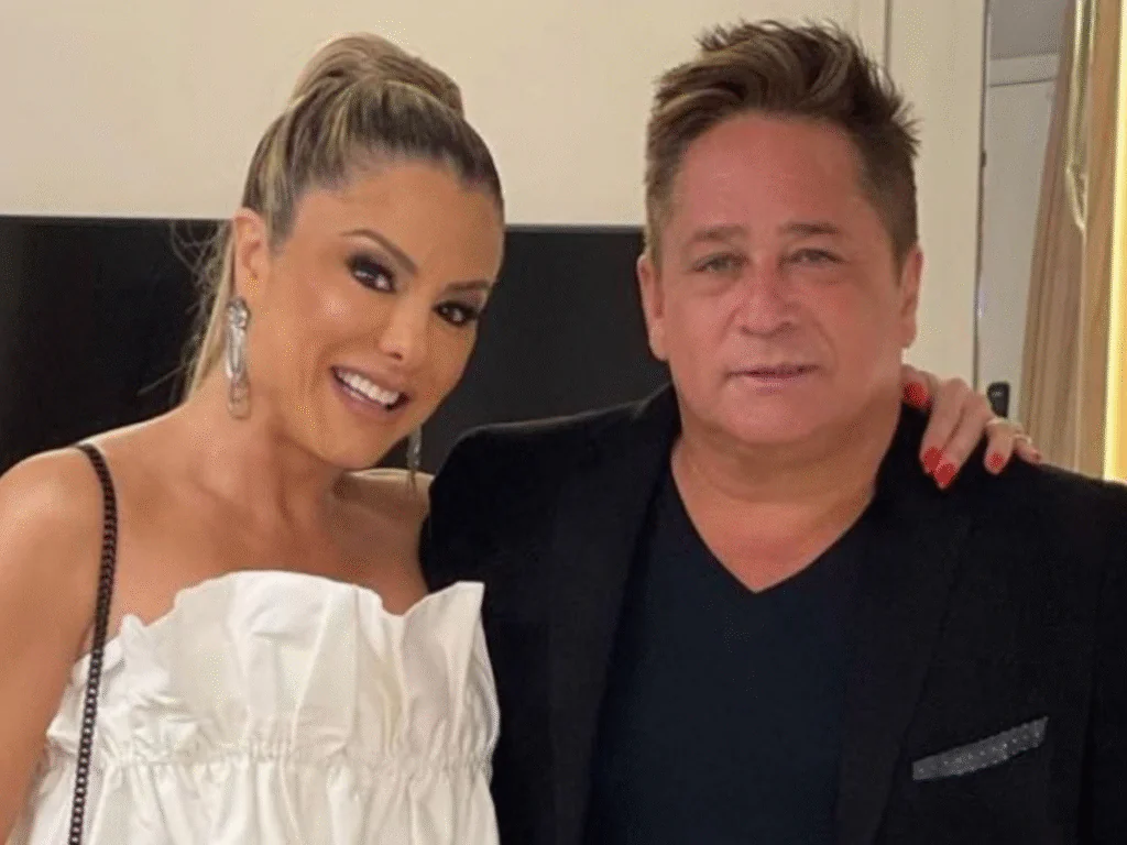 Cantor Leonardo e sua mulher, Poliana Rocha