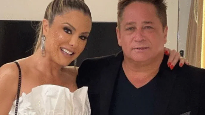 Cantor Leonardo e sua mulher, Poliana Rocha