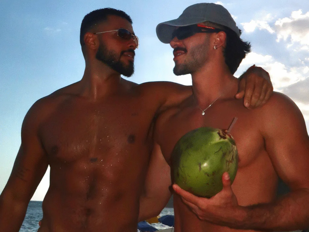 Influenciador Vittor Fernando e ator Gabriel Fuentes