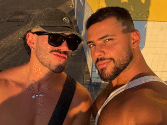 Influenciador Vittor Fernando e ator Gabriel Fuentes