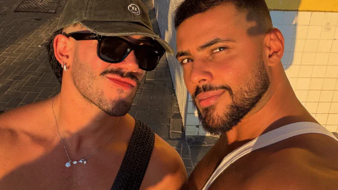 Influenciador Vittor Fernando e ator Gabriel Fuentes