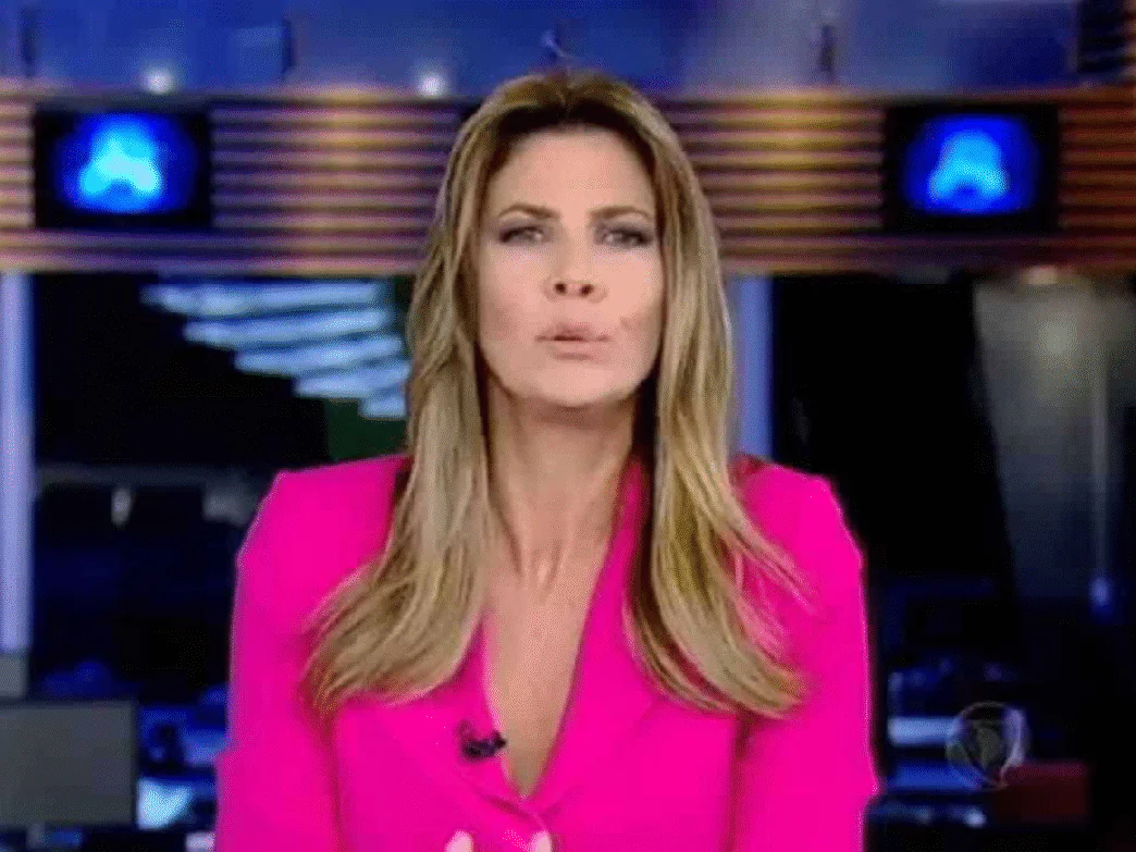 Jornalista Fabiana Scaranzi no Jornal da Record