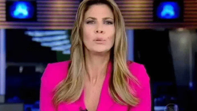 Jornalista Fabiana Scaranzi no Jornal da Record