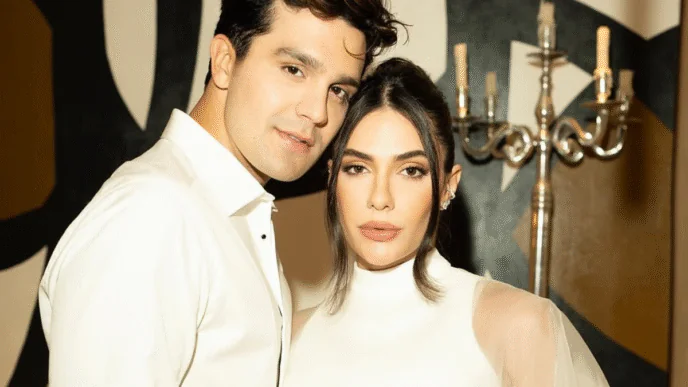 Cantor Luan Santana e sua mulher, a influenciadora Jade Magalhães