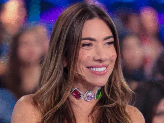 Apresentadora Patrícia Abravanel no Programa Silvio Santos