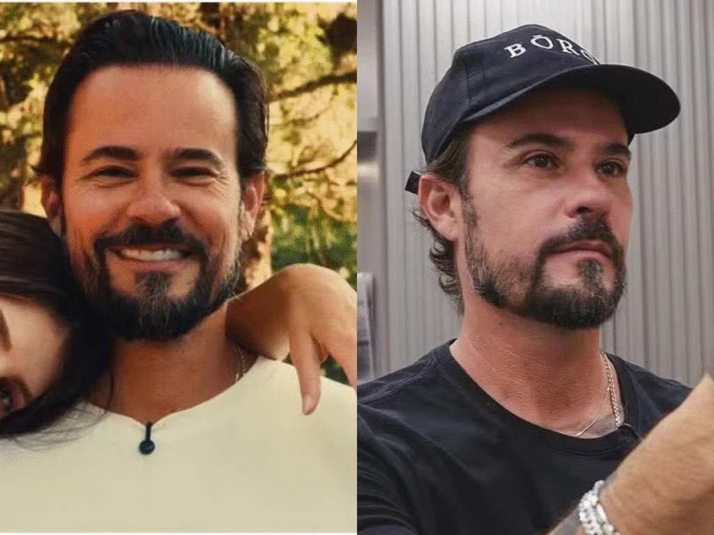 Fotos do antes e depois do ator Paulo Vilhena