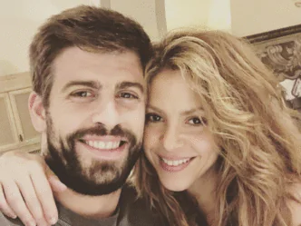 Jogador Gerard Piqué e cantora Shakira