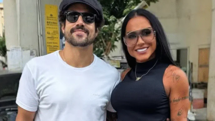 Influenciadora Kamila Simioni e ator Caio Castro