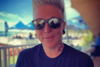 Apresentadora Mynie Steffens