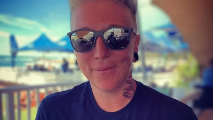 Apresentadora Mynie Steffens