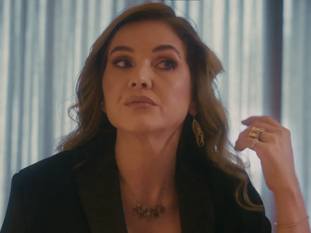 Andrea Mota, viúva do cantor Leandro