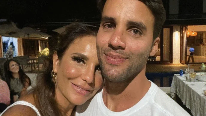 Cantora Ivete Sangalo e o nutricionista Daniel Cady