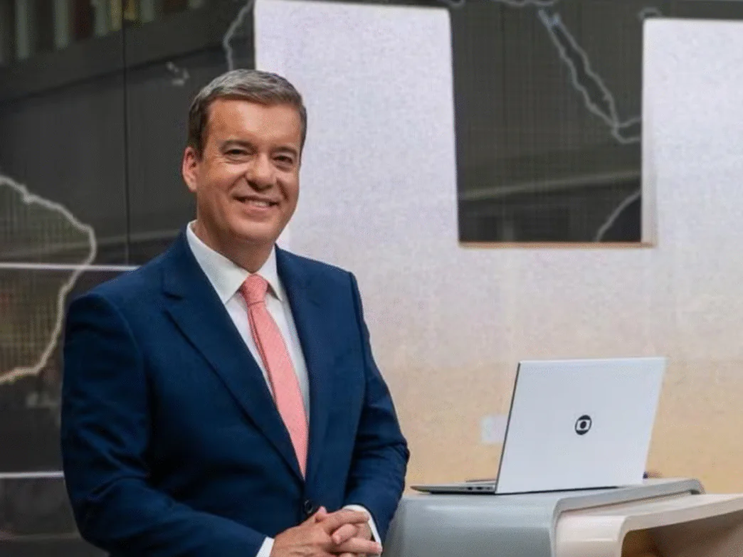 Jornalista Roberto Kovalick, apresentador do Jornal Hoje