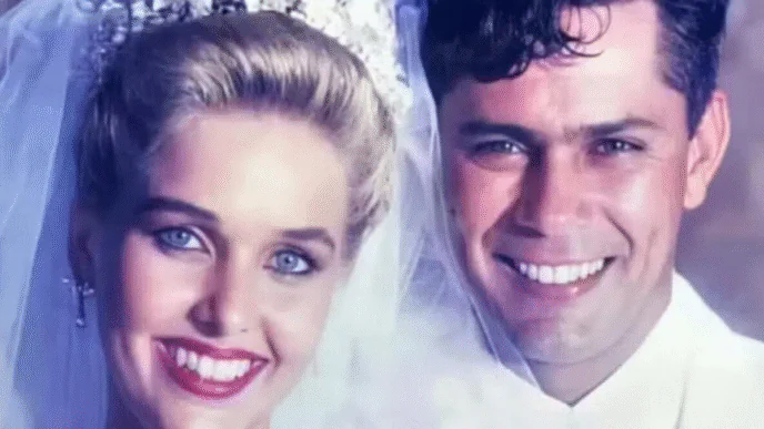 Cantor Leonardo e sua viúva, Andrea Mota