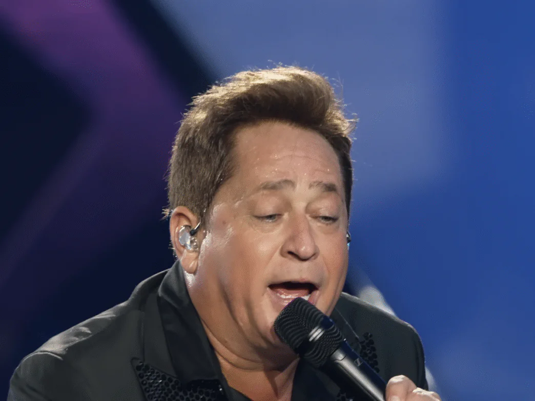 Cantor Leonardo em seu show