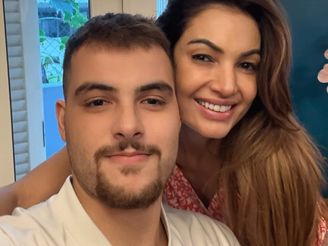 Patrícia Poeta e o filho, Felipe Poeta