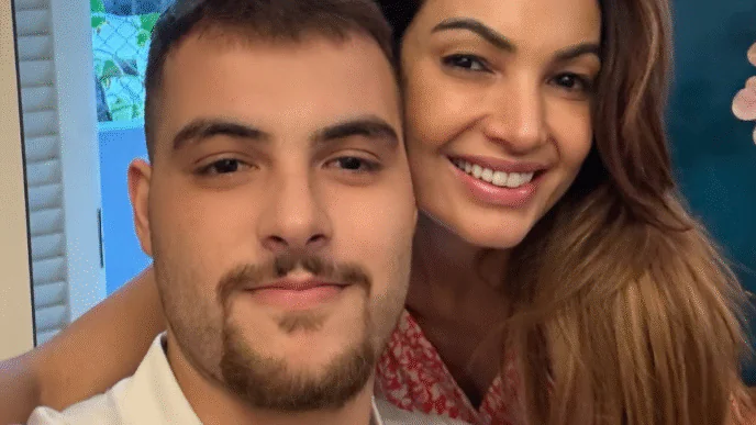 Patrícia Poeta e o filho, Felipe Poeta