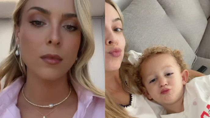 Influenciadora Tata Estaniecki e o filho caçula com o youtube Júlio Cocielo, Caio