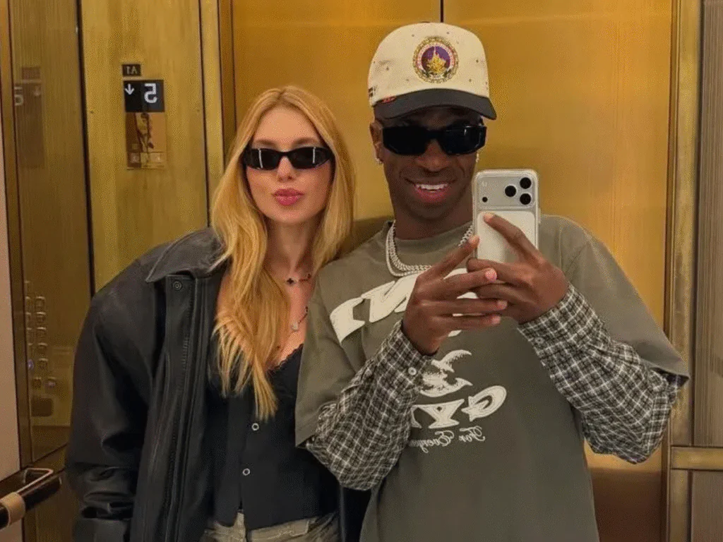Influenciadora Virginia Fonseca e o jogador Vinicius Junior, o Vini Jr