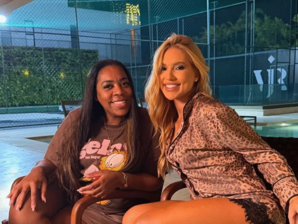 Influenciadora Virginia Fonseca e Fernanda Cristina, sua sogra e mãe de Vini Jr