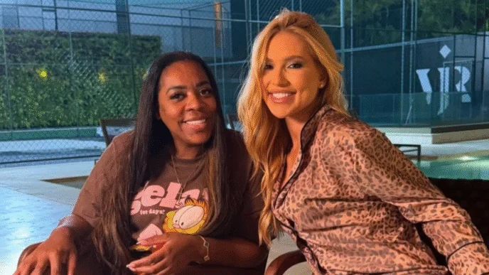 Influenciadora Virginia Fonseca e Fernanda Cristina, sua sogra e mãe de Vini Jr