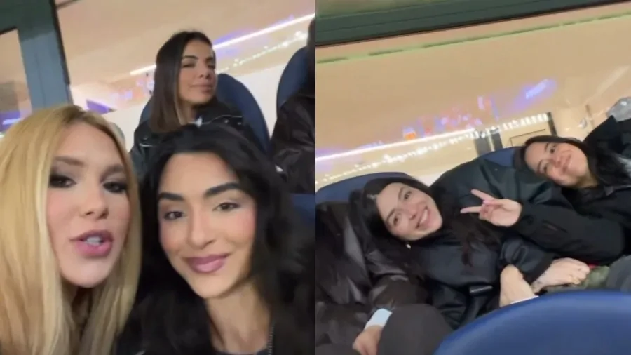 Influenciadora Virginia com Monyque Isabella, irmã de Zé Felipe