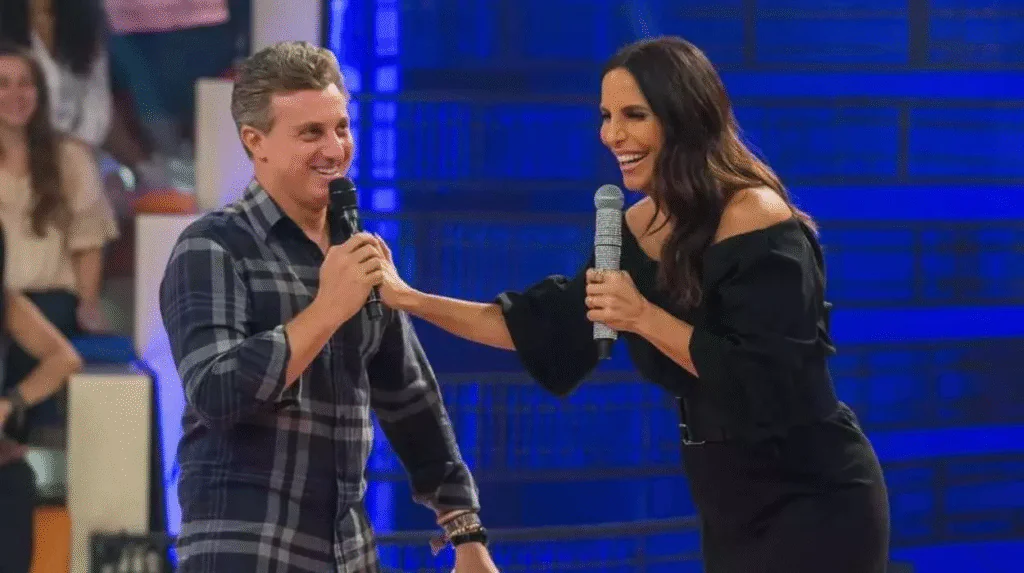 Apresentador Luciano Huck  e cantora Ivete Sangalo - 