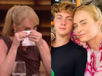 Apresentadora Angélica e o filho Benicio