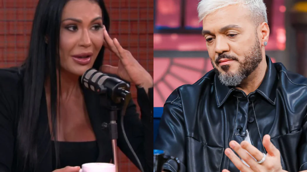 Influenciadora Gracyanne Barbosa e cantor Belo