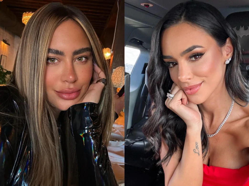 Rafaella Santos, irmã de Neymar, e Bruna Biancardi, mulher do jogador