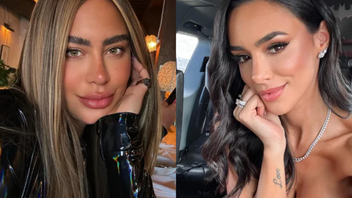 Rafaella Santos, irmã de Neymar, e Bruna Biancardi, mulher do jogador
