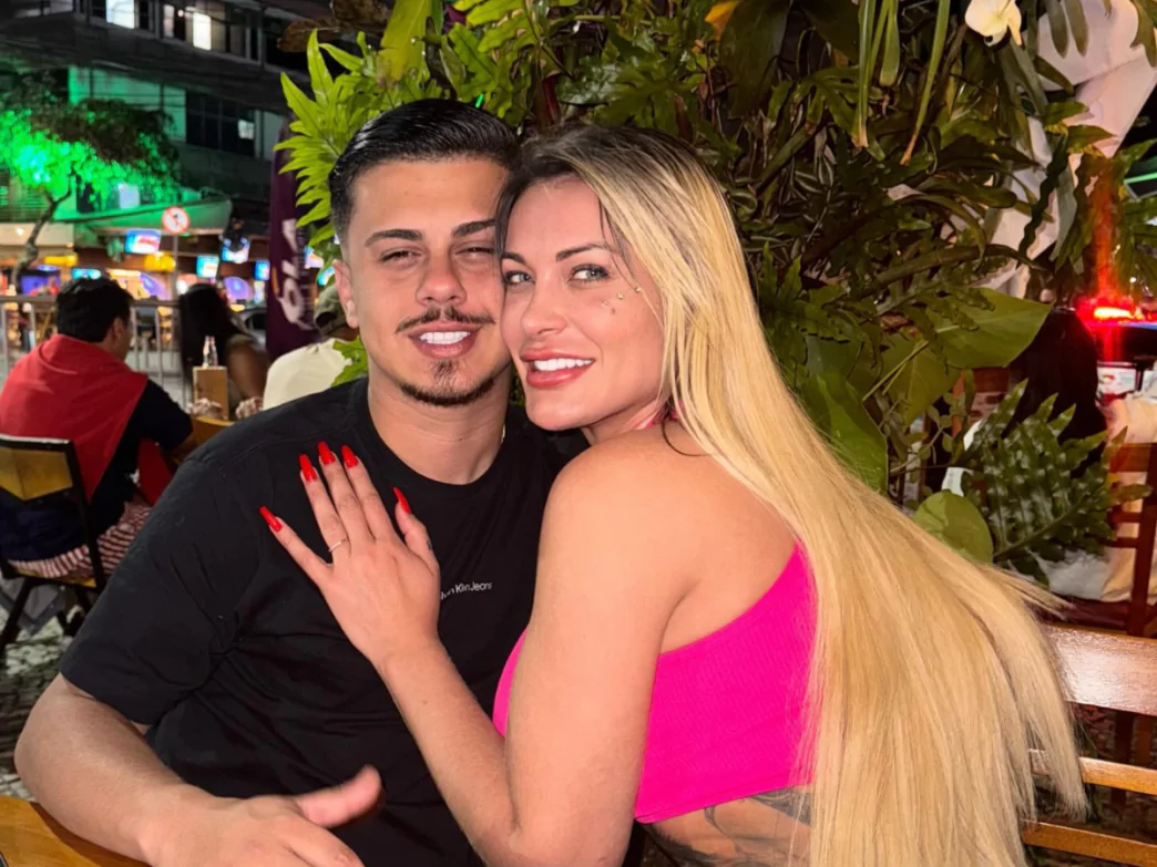 Andressa Urach e seu novo namorado, Flavio Giglioli