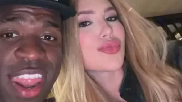 Influenciadora Virginia Fonseca e o jogador Vinicius Junior, o Vini Jr