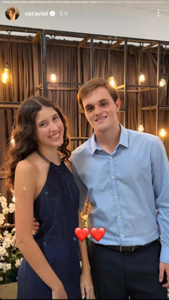 Filha de Rodrigo Faro, Maria Viel Faro e o namorado, Caio Narcisi