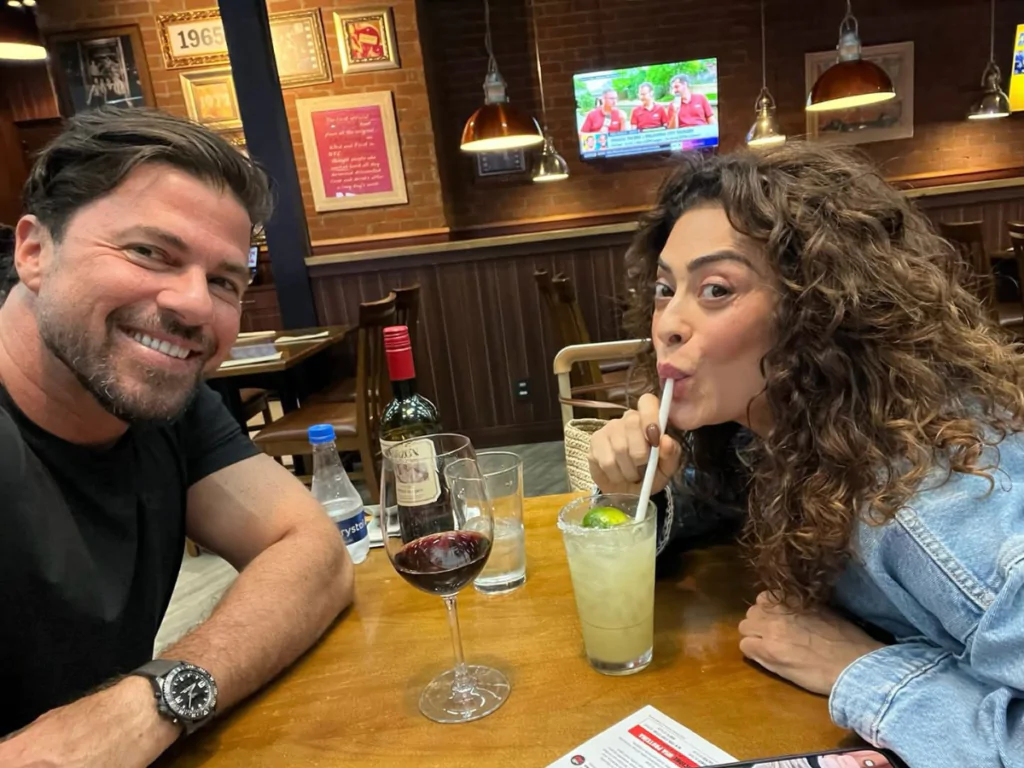 Atriz Juliana Paes e o marido, Carlos Eduardo Baptista