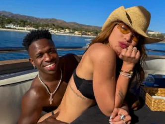 Influenciadora Virginia Fonseca e o jogador Vinicius Junior, o Vini Jr