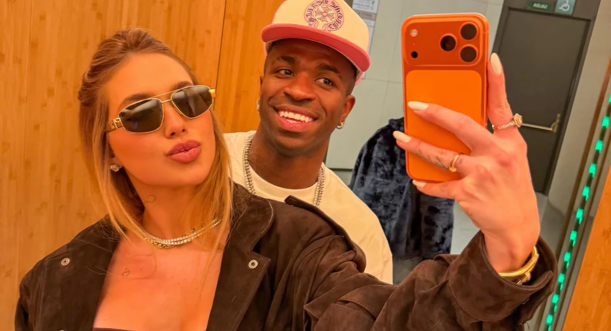 Influenciadora Virginia Fonseca e o jogador Vinicius Junior, o Vini Jr
