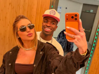 Influenciadora Virginia Fonseca e o jogador Vinicius Junior, o Vini Jr