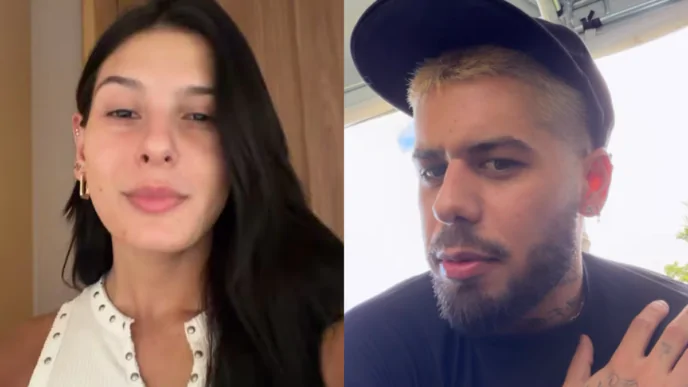 Cantores Ana Castela e Zé Felipe