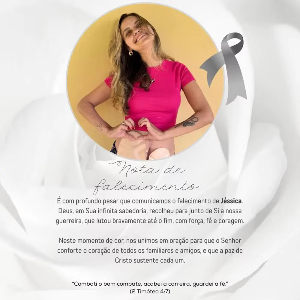 Morre a influenciadora Jéssica Daugirdas, aos 35 anos