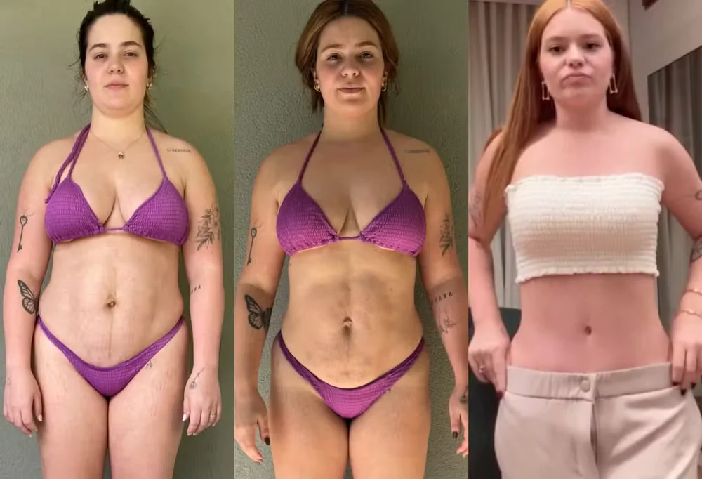 Influenciadora Viih Tube em seu antes e depois ao lado do marido